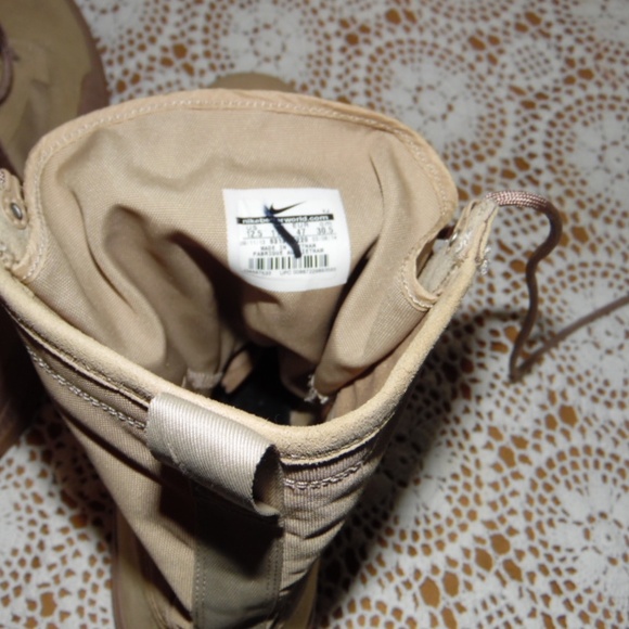 2013 Mens Nike SFB Special Field British Khaki/Desert Tactical Boots Size 12.5 - Picture 9 of 10